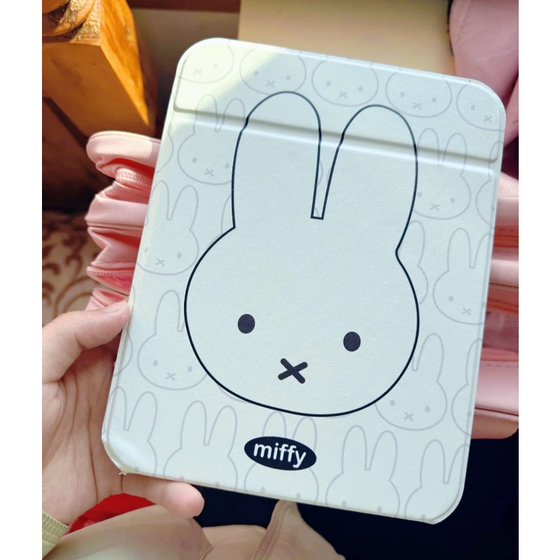 Travel Accessories Best - Miffy Bunny Makeup Mirror Portable Flip-Up
