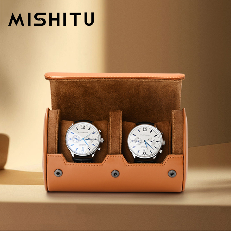Travel Accessories Jewelry - MISHITU 1/2/3-Slot Watch Storage Roll Travel