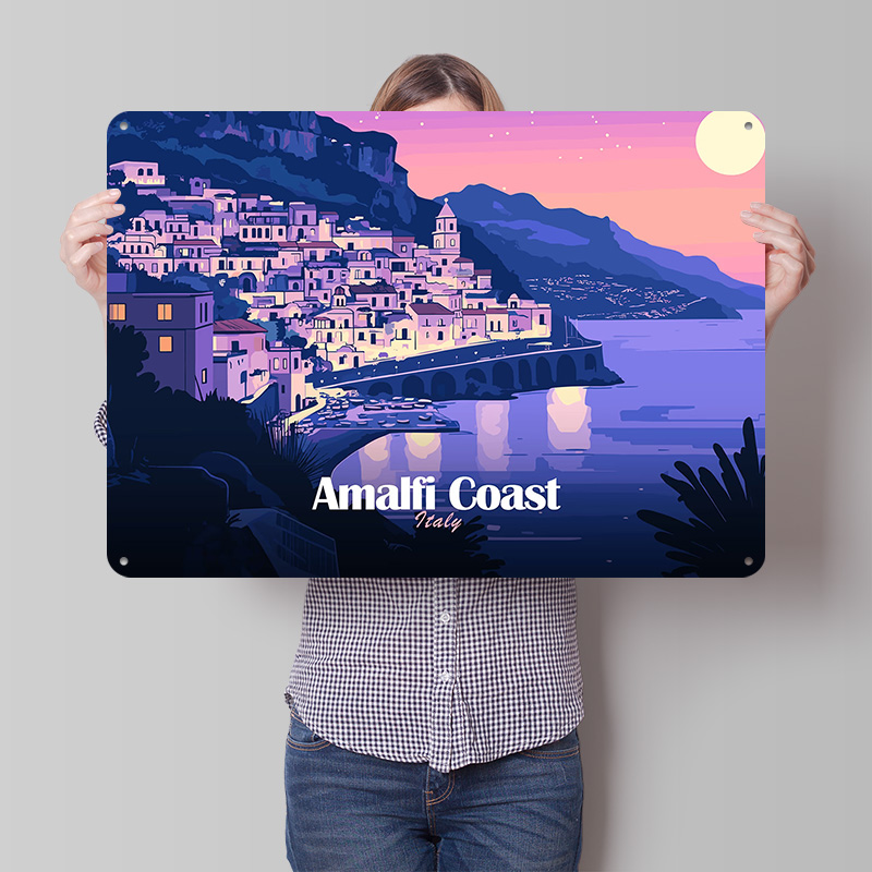 Travel Accessories Italy - Amalfi Coast Italy Travel Personalized 3D