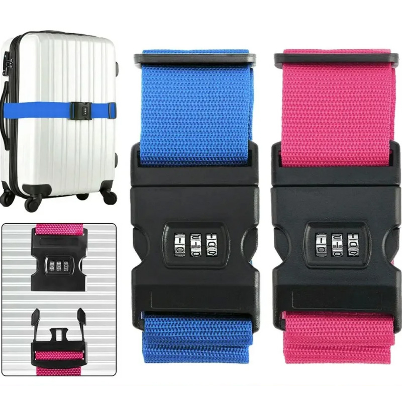 Luggage Strap Belt - Luggage Belts Strong Elastic Extra Safety