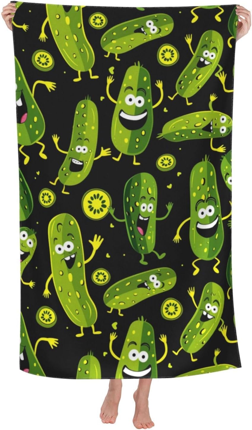 Funny Pickle Beach Towel, Soft - Travel Towel Quick Dry recension och pris
