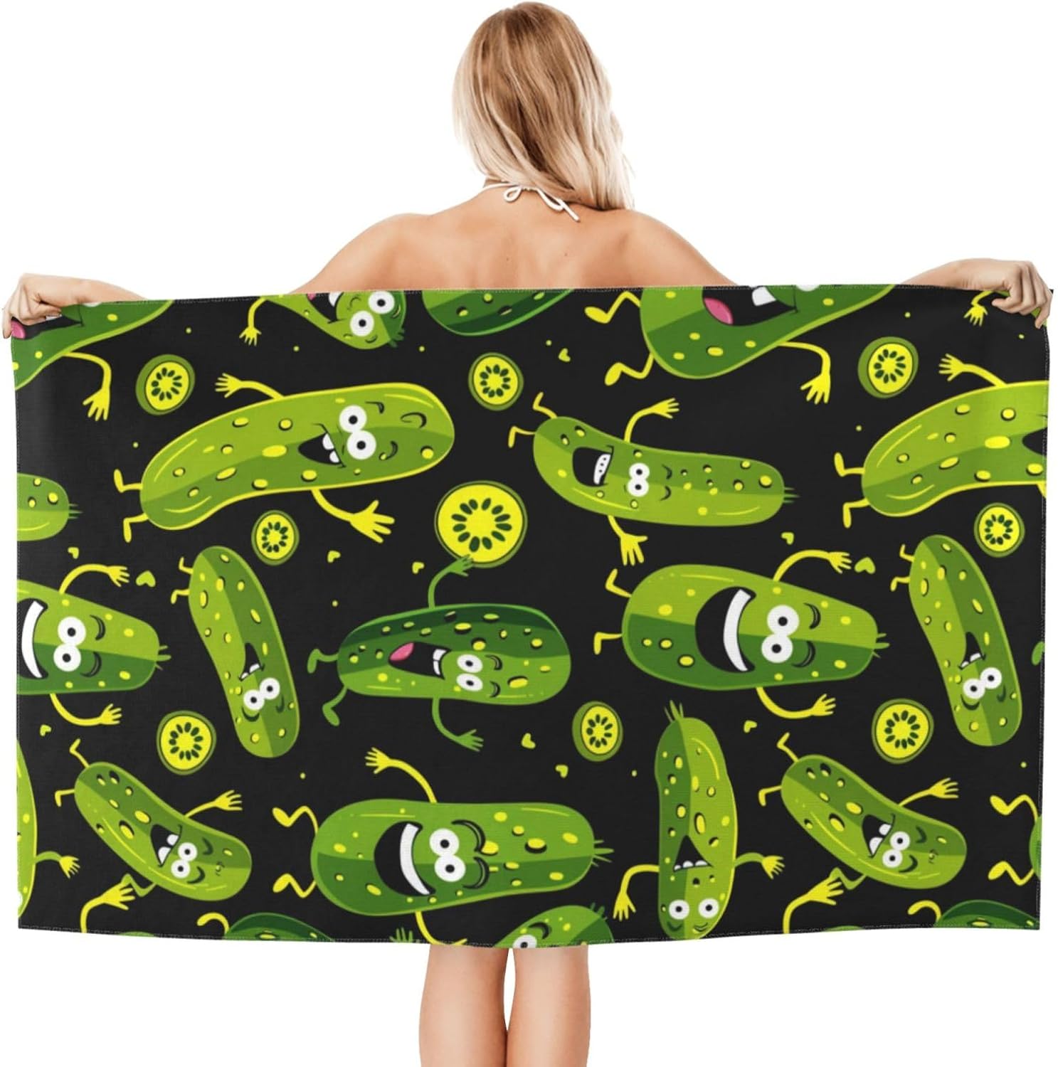 Funny Pickle Beach Towel, Soft - Travel Towel Quick Dry recension och pris