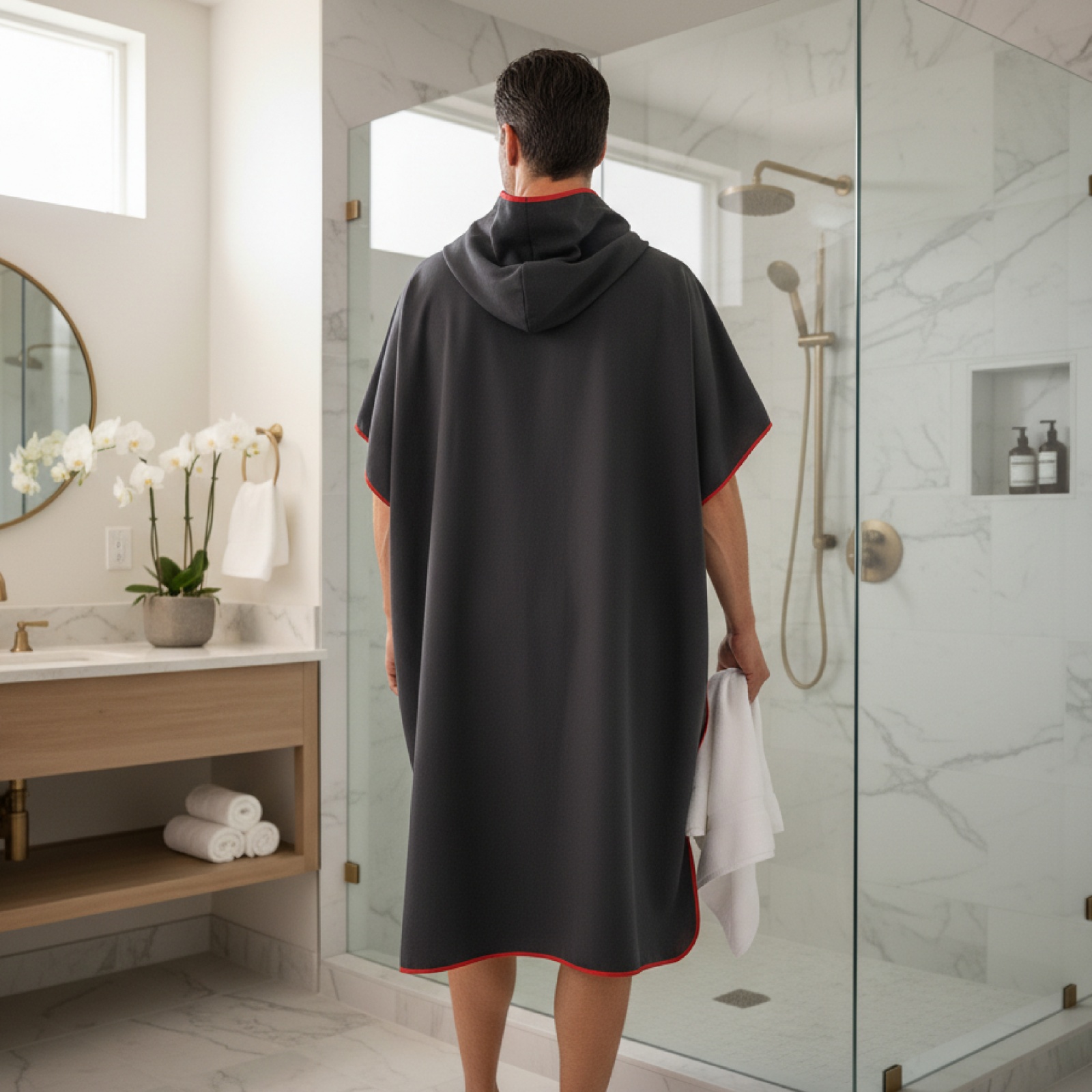 Quick Dry Poncho 80x100cm in B - Travel Towel Quick Dry recension och pris
