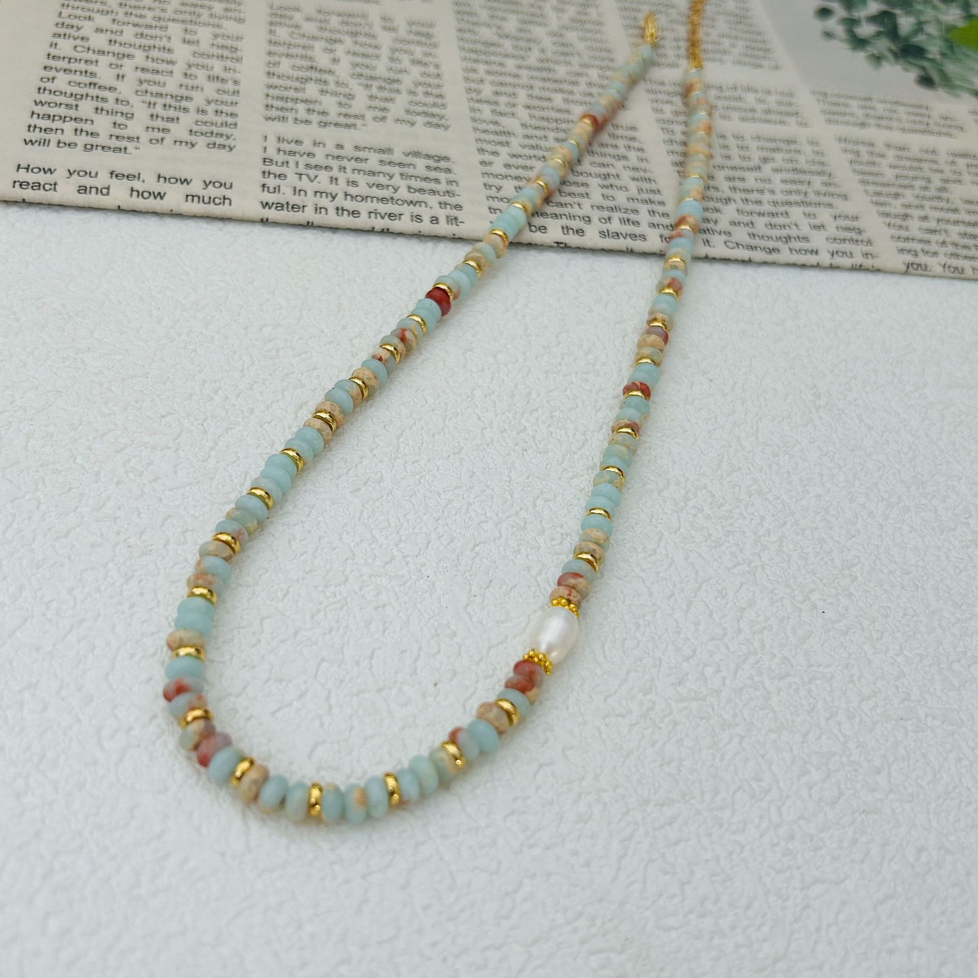 Handmade Natural Stone Bead Ne - Travel Accessories Best recension och pris