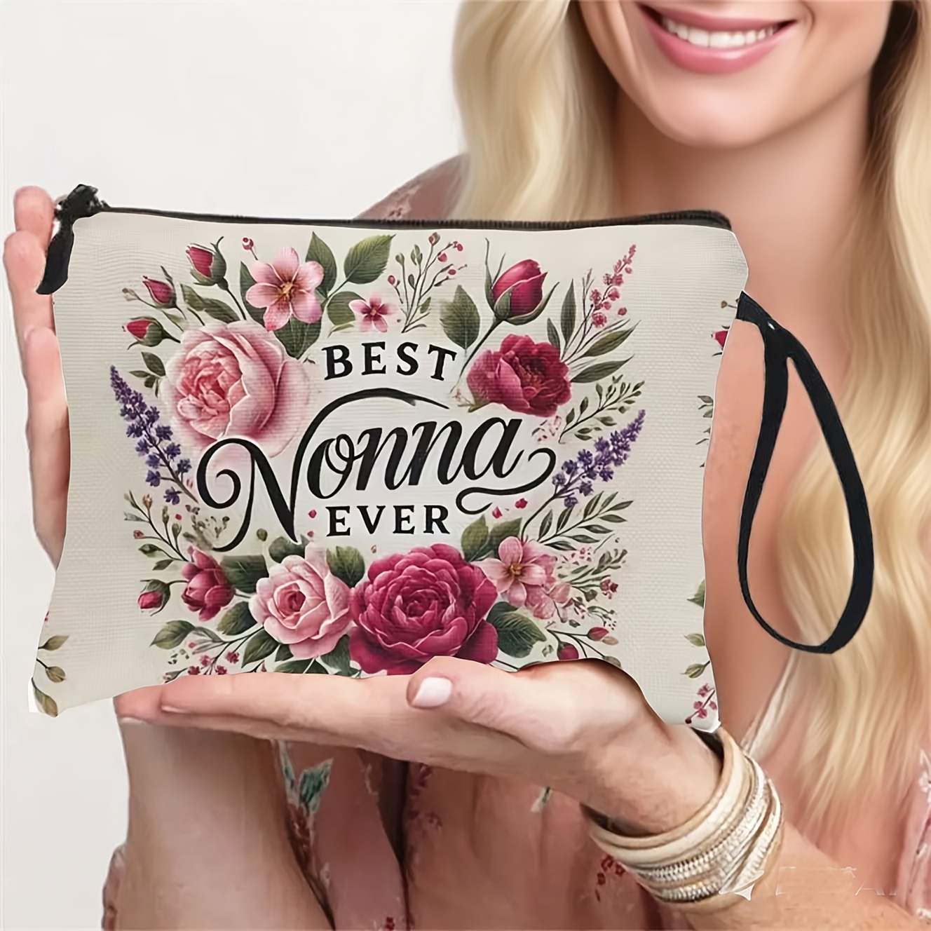 BEST NONNA EVER Makeup Bag Tra - Travel Accessories Best recension och pris