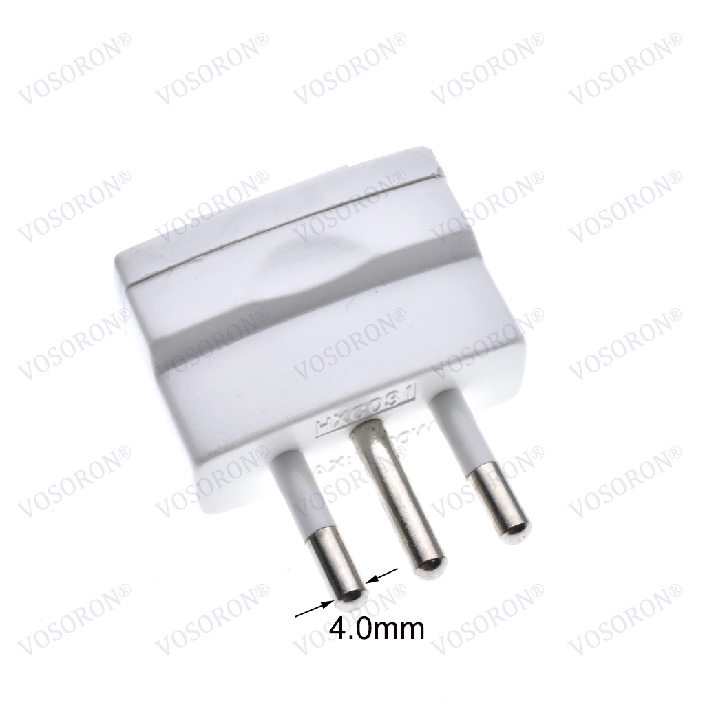 European 2 pin EU 4.0mm to Ita - Travel Accessories Italy recension och pris