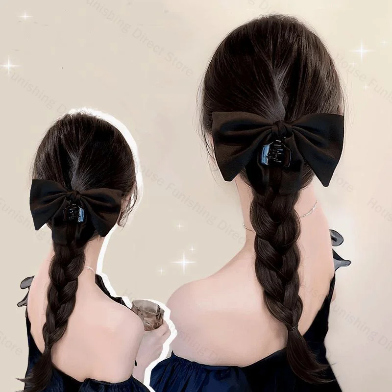 NEW Claw Clip Bow Wig Ponytail - Travel Accessories For Elderly recension och pris