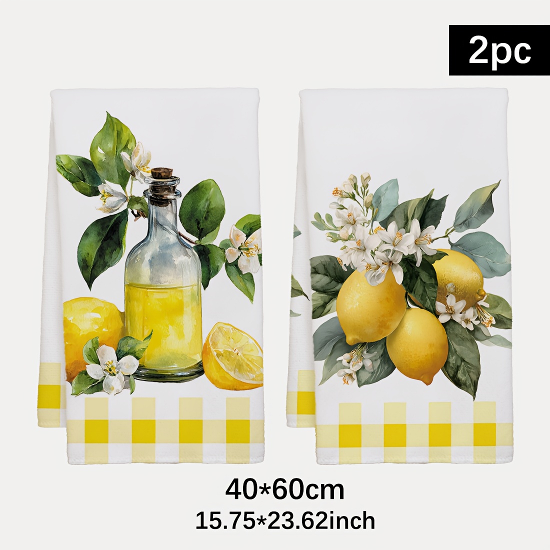 2pcs, lemon floral pattern kit - Travel Accessories Best recension och pris