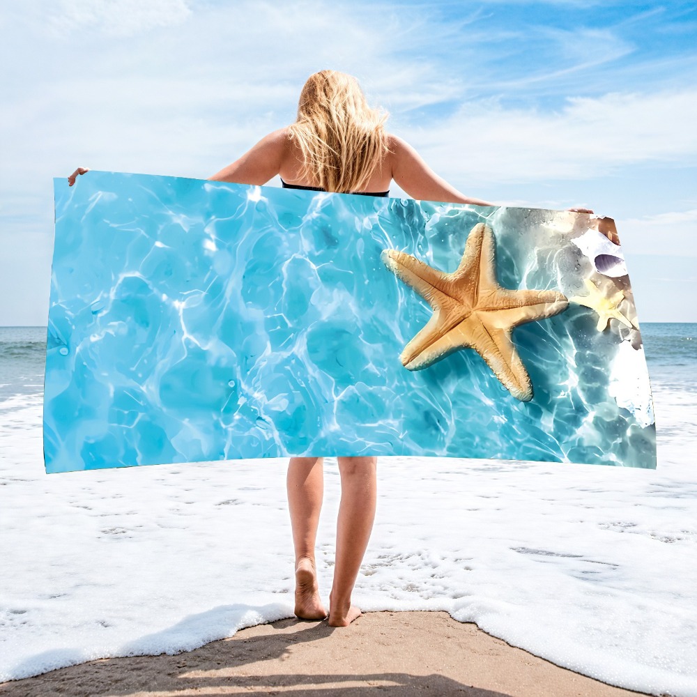 27.5x55inch Blue Ocean Jellyfi - Travel Towel Quick Dry recension och pris