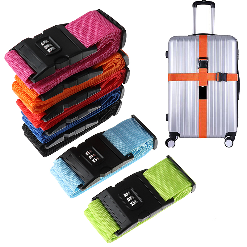 2M Rainbow Password Lock Packi - Luggage Strap Belt recension och pris