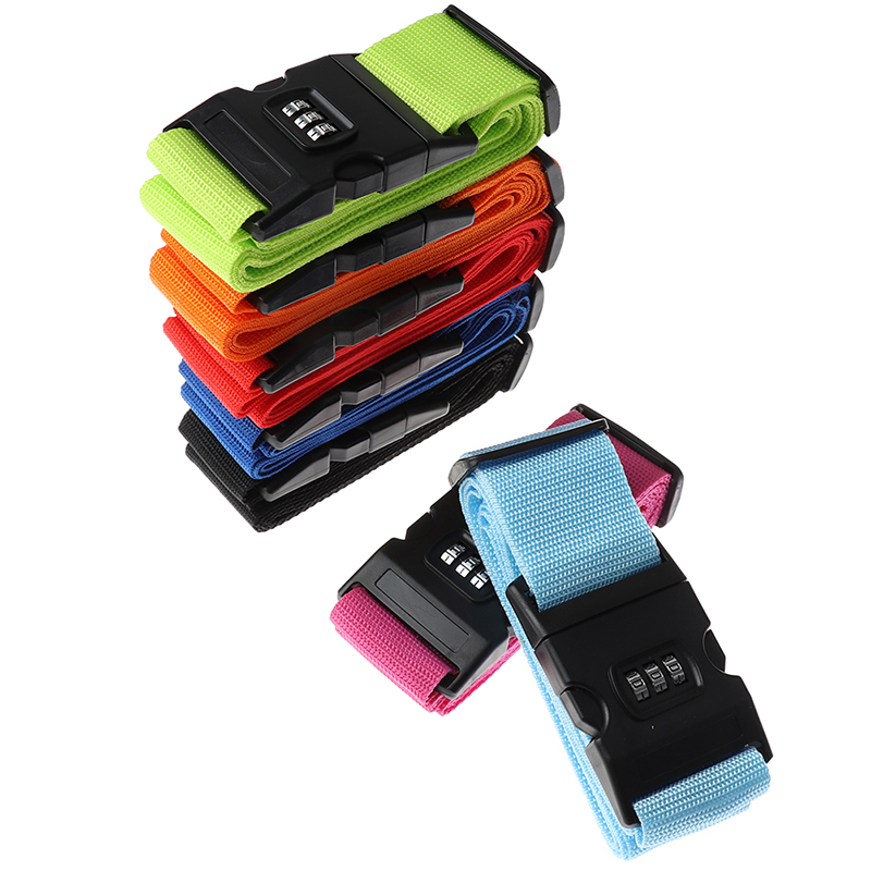 2M Rainbow Password Lock Packi - Luggage Strap Belt recension och pris