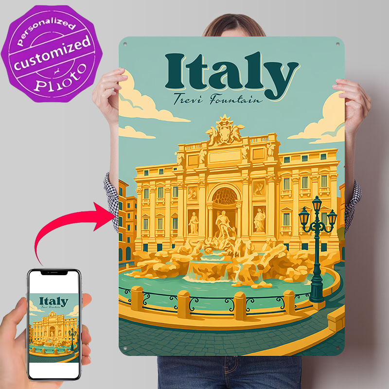 Italy Trevi Fountain Travel Me - Travel Accessories Italy recension och pris