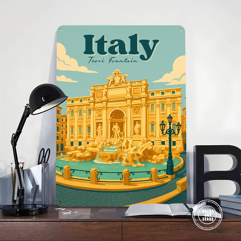 Italy Trevi Fountain Travel Me - Travel Accessories Italy recension och pris