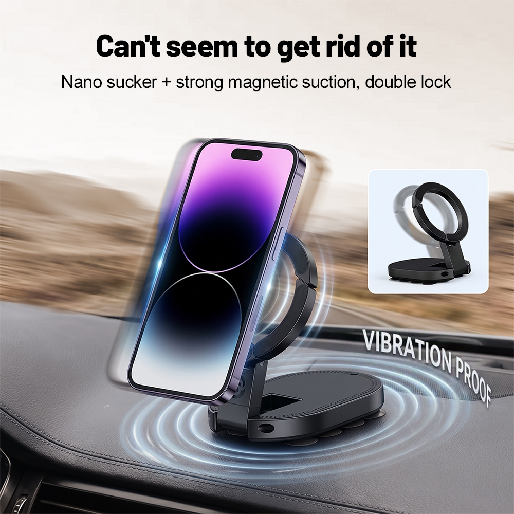 360° Rotation 3‑In‑1 Suction C - Travel Accessories And Gadgets recension och pris