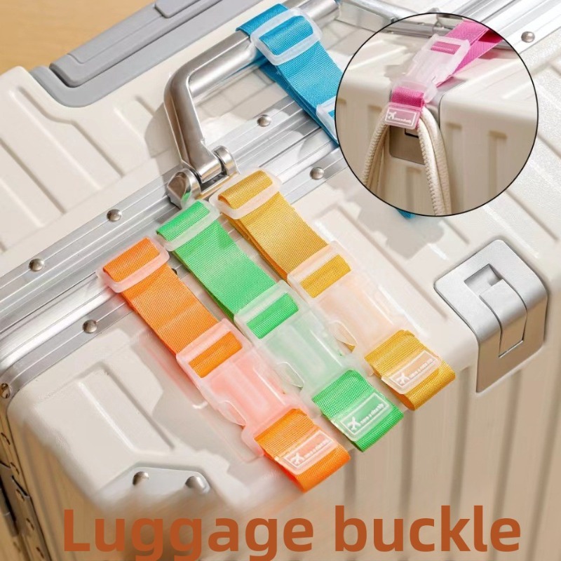5pcs Random Color Adjustable L - Luggage Strap Belt recension och pris