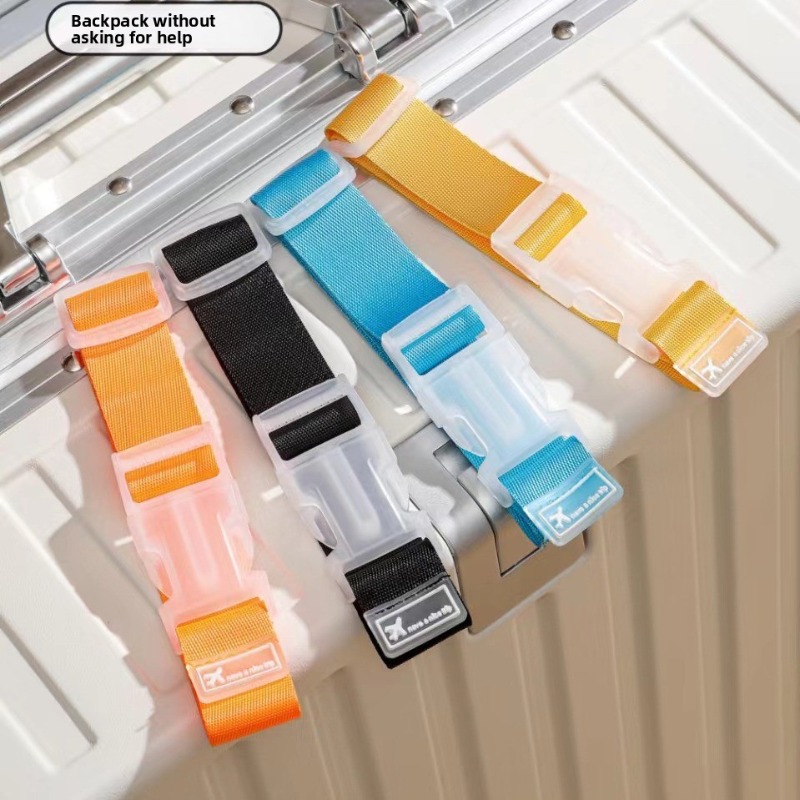 5pcs Random Color Adjustable L - Luggage Strap Belt recension och pris