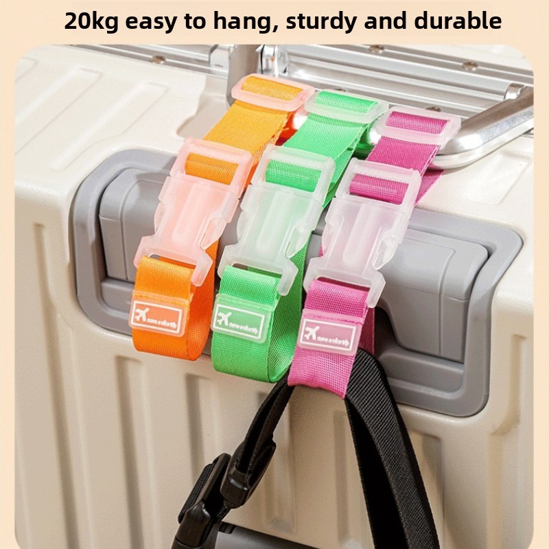 5pcs Random Color Adjustable L - Luggage Strap Belt recension och pris