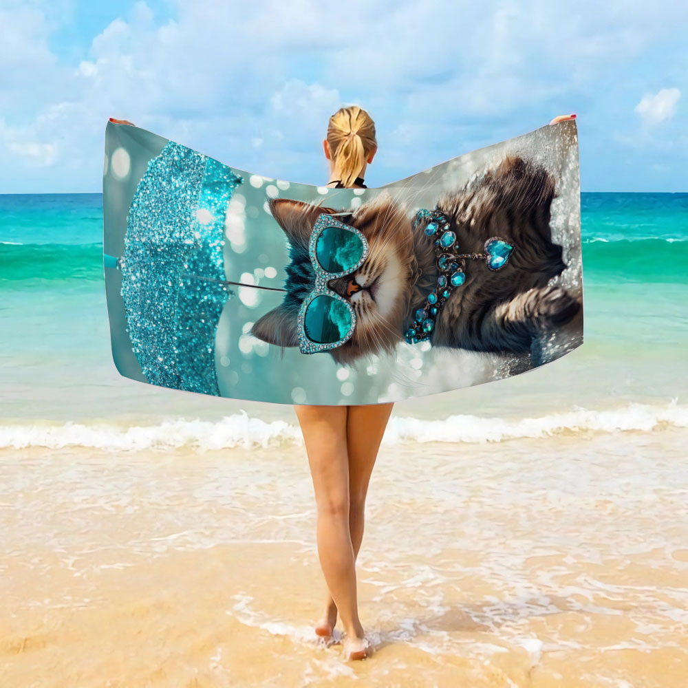 1pc Oversized Microfiber Beach - Travel Towel Quick Dry recension och pris