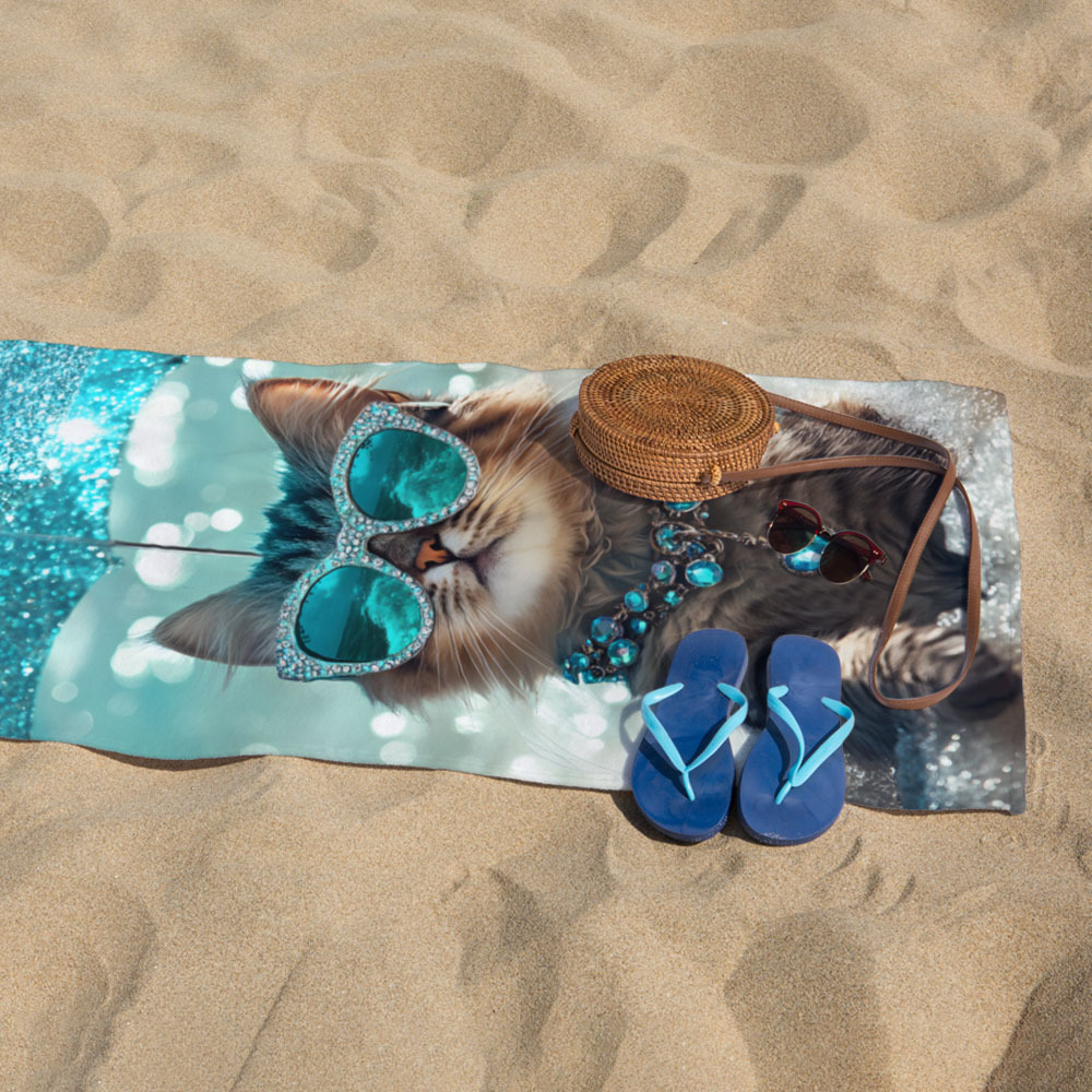 1pc Oversized Microfiber Beach - Travel Towel Quick Dry recension och pris