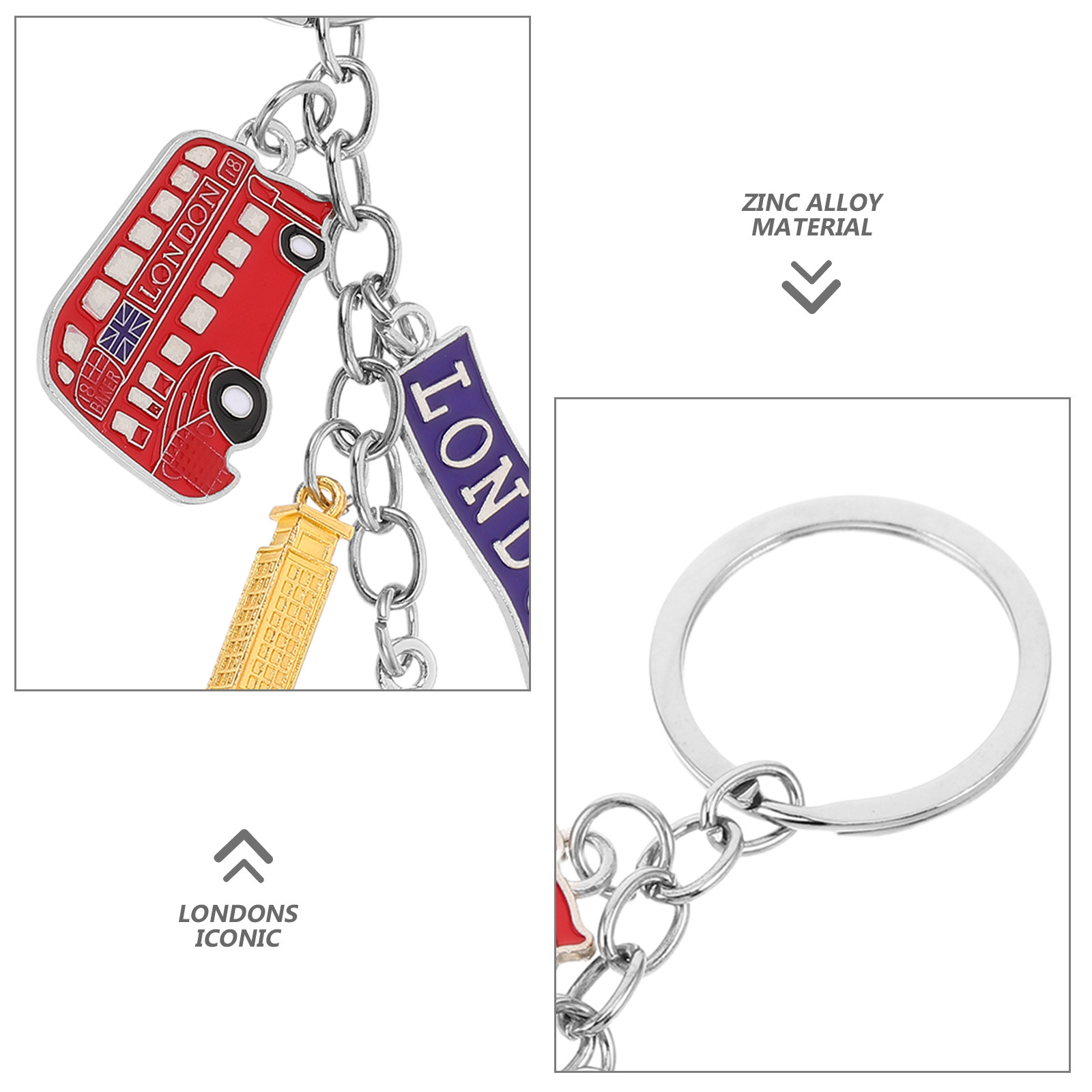 2Pcs British Themed England Ke - Travel Accessories London recension och pris