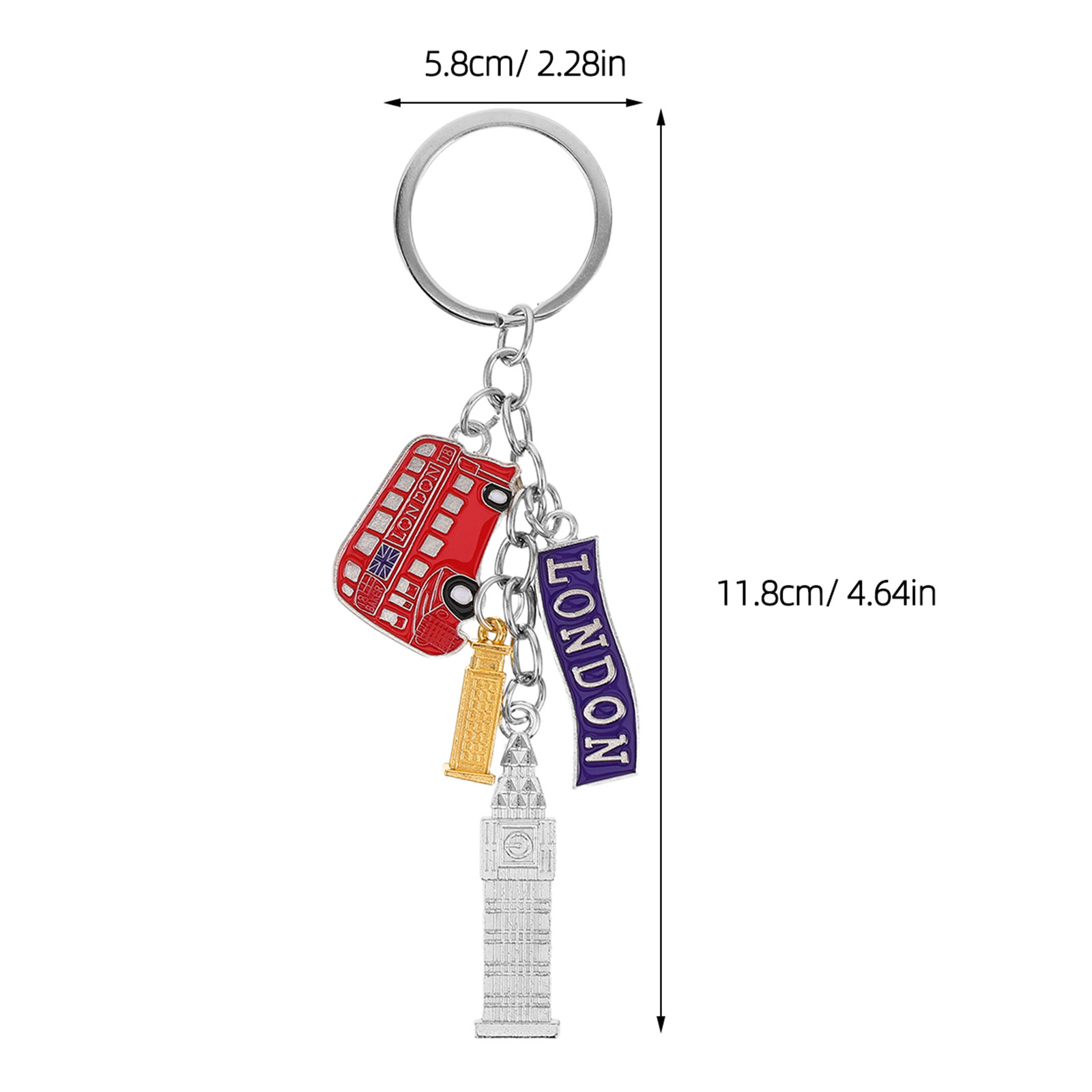 2Pcs British Themed England Ke - Travel Accessories London recension och pris