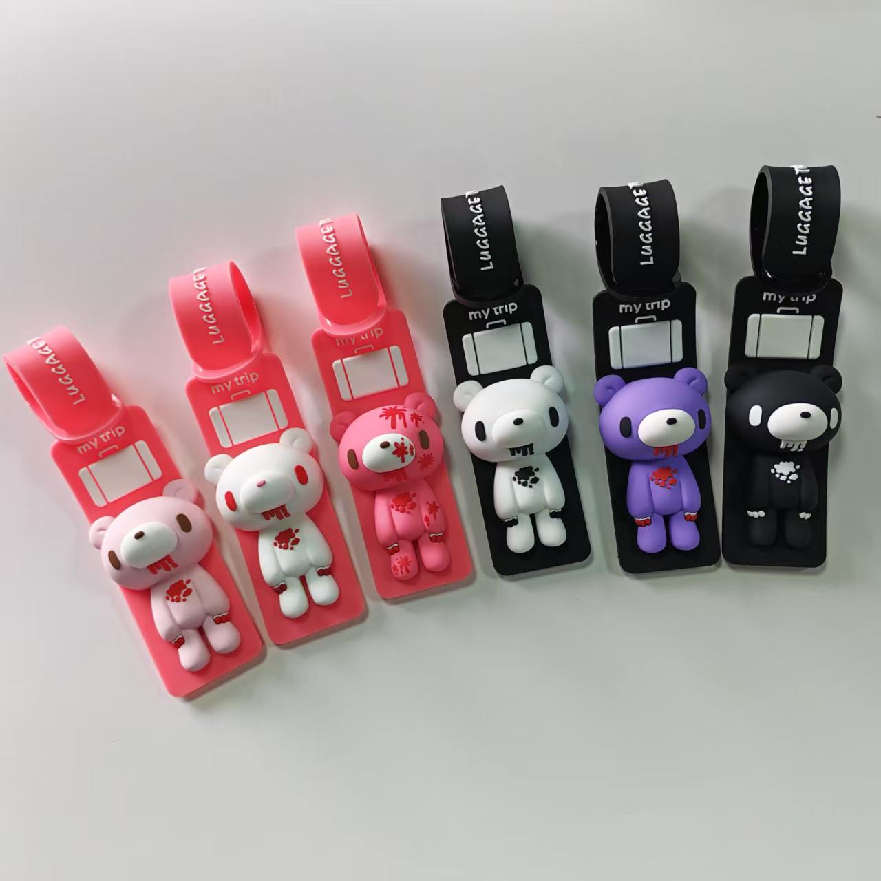 Cute Cartoon Bear Silicone Lug - Luggage Strap Belt recension och pris