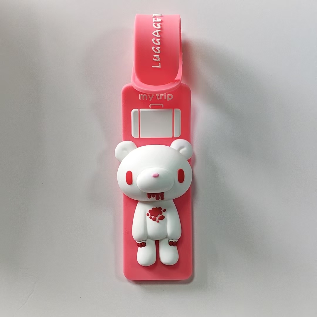 Cute Cartoon Bear Silicone Lug - Luggage Strap Belt recension och pris
