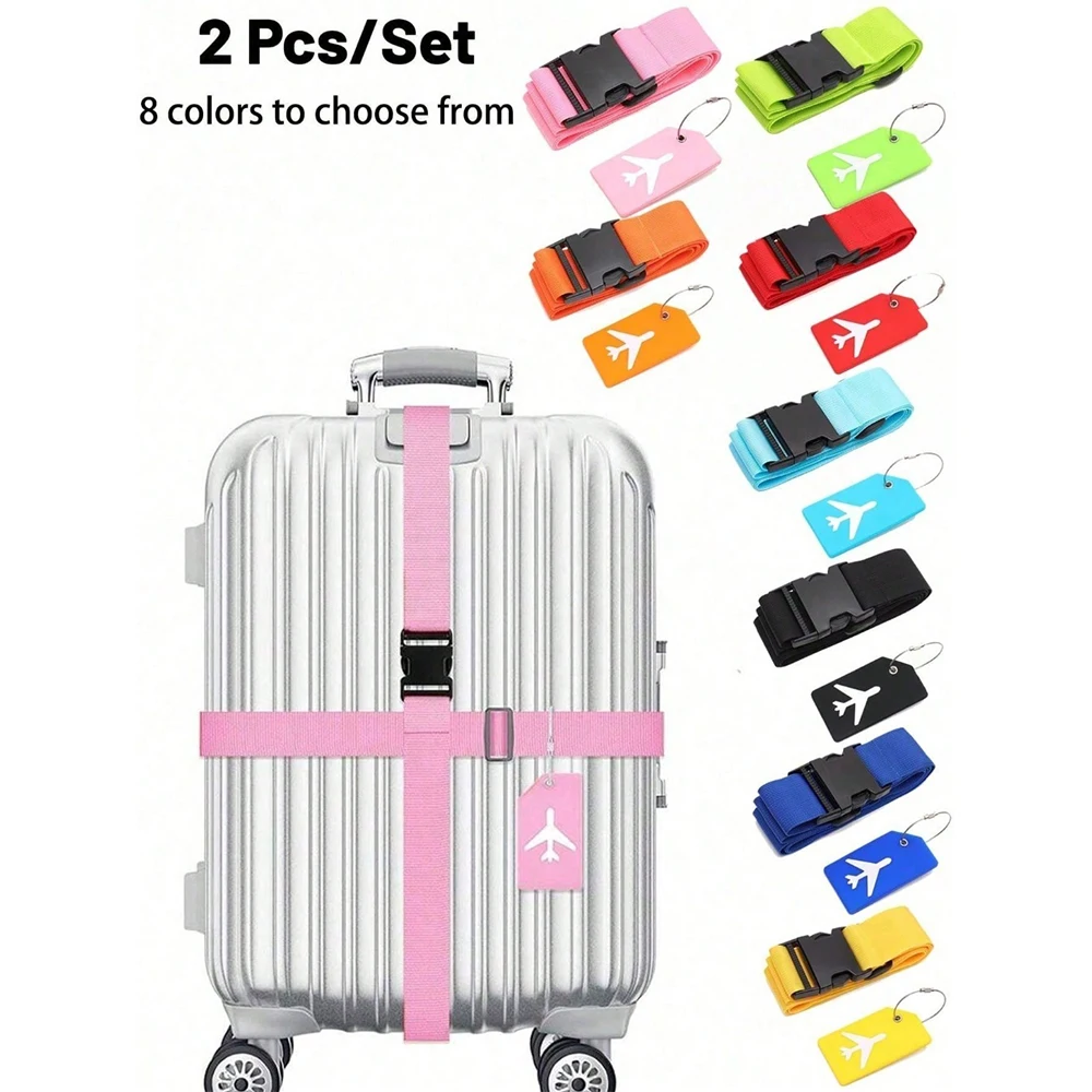 Luggage Strap Set with Luggage - Luggage Strap Belt recension och pris