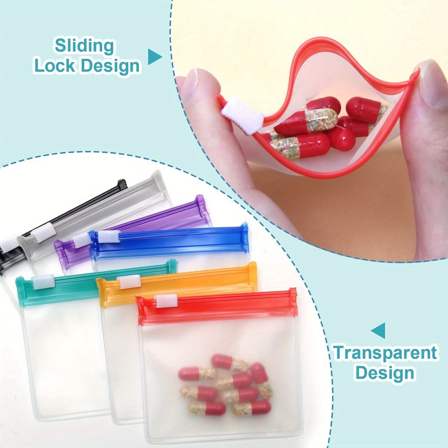 Mini Colorful Pill Dispenser B - Travel Accessories Jewelry recension och pris