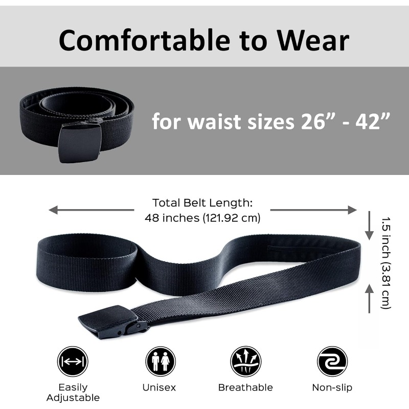 Travel Security Belt with Hidd - Travel Wallet Slim recension och pris