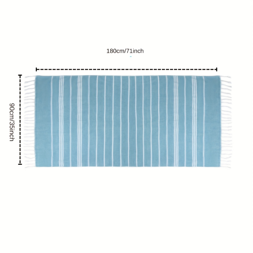 1Pc Turkish Beach Towel 90*180 - Travel Towel Quick Dry recension och pris