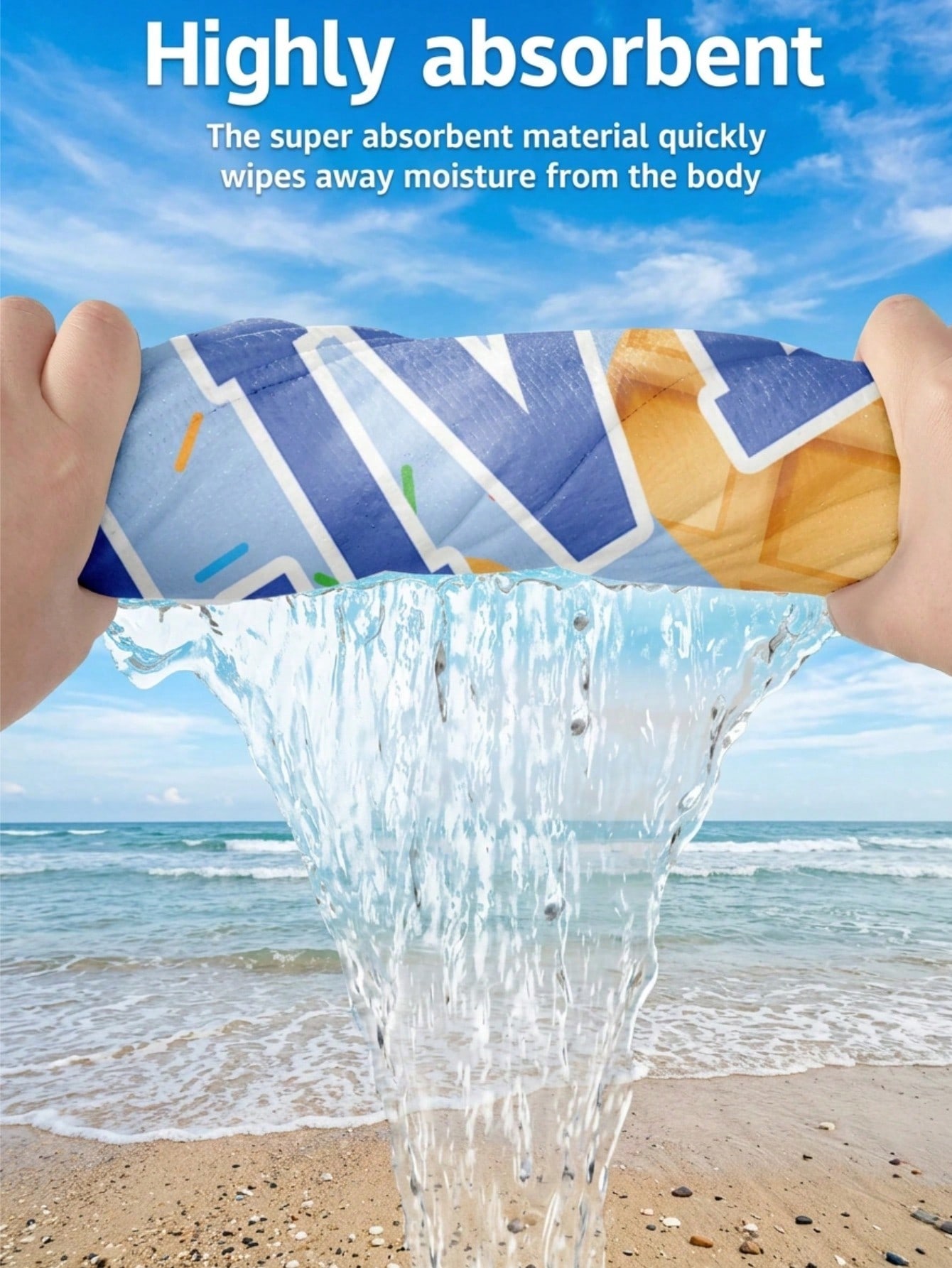 1pc Custom Text Ice Cream Base - Travel Towel Quick Dry recension och pris