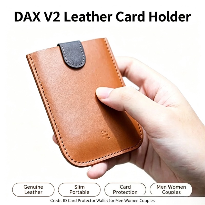 DAX V2 Gradient Leather Card H - Travel Wallet Slim recension och pris