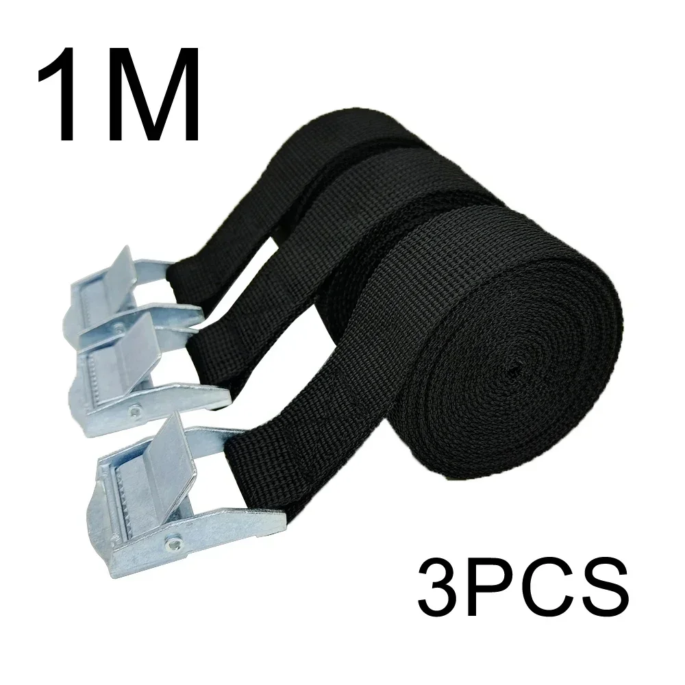 3 Pieces 1M Buckle Tie-Down Be - Luggage Strap Belt recension och pris