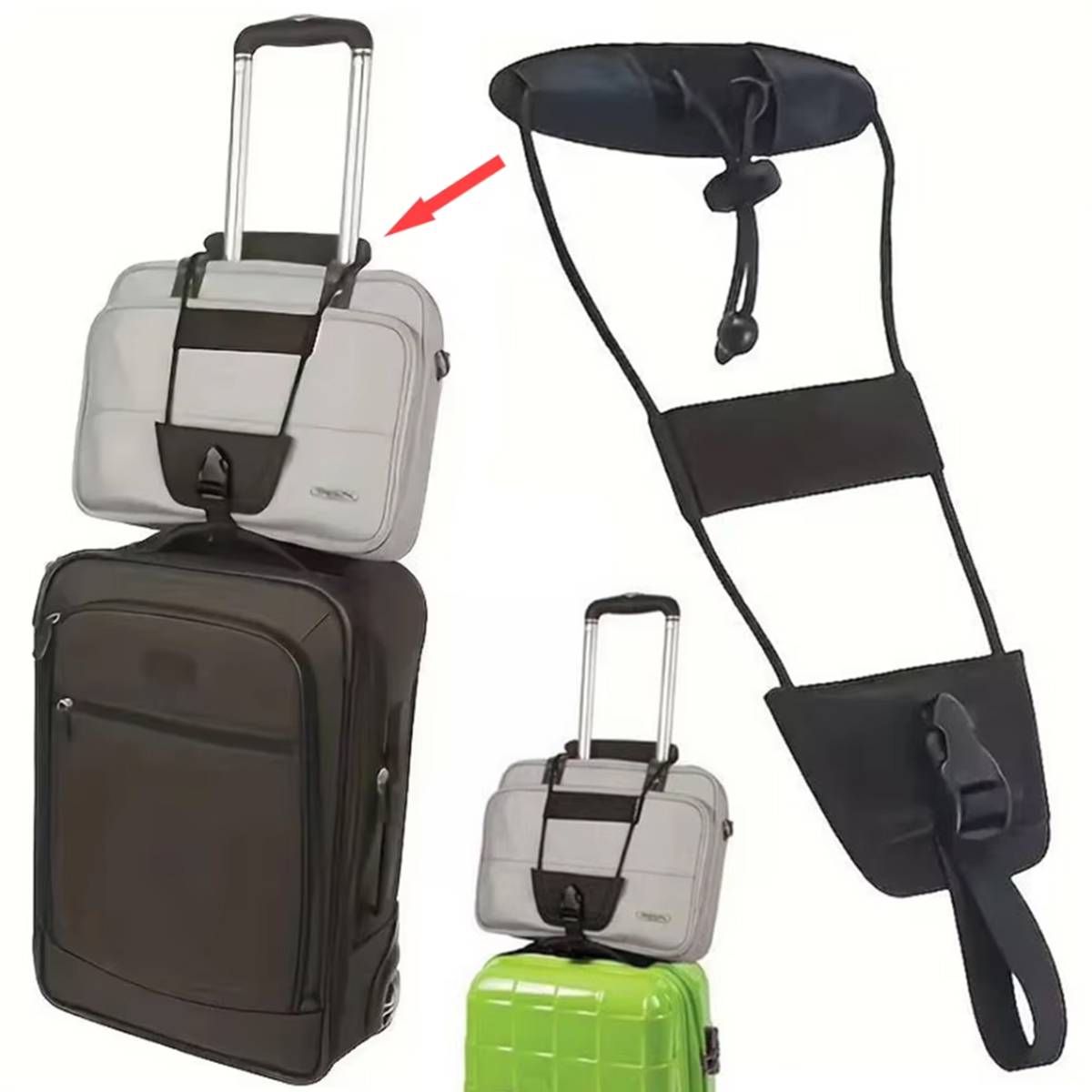 Travel Luggage Connecting Stra - Luggage Strap Belt recension och pris