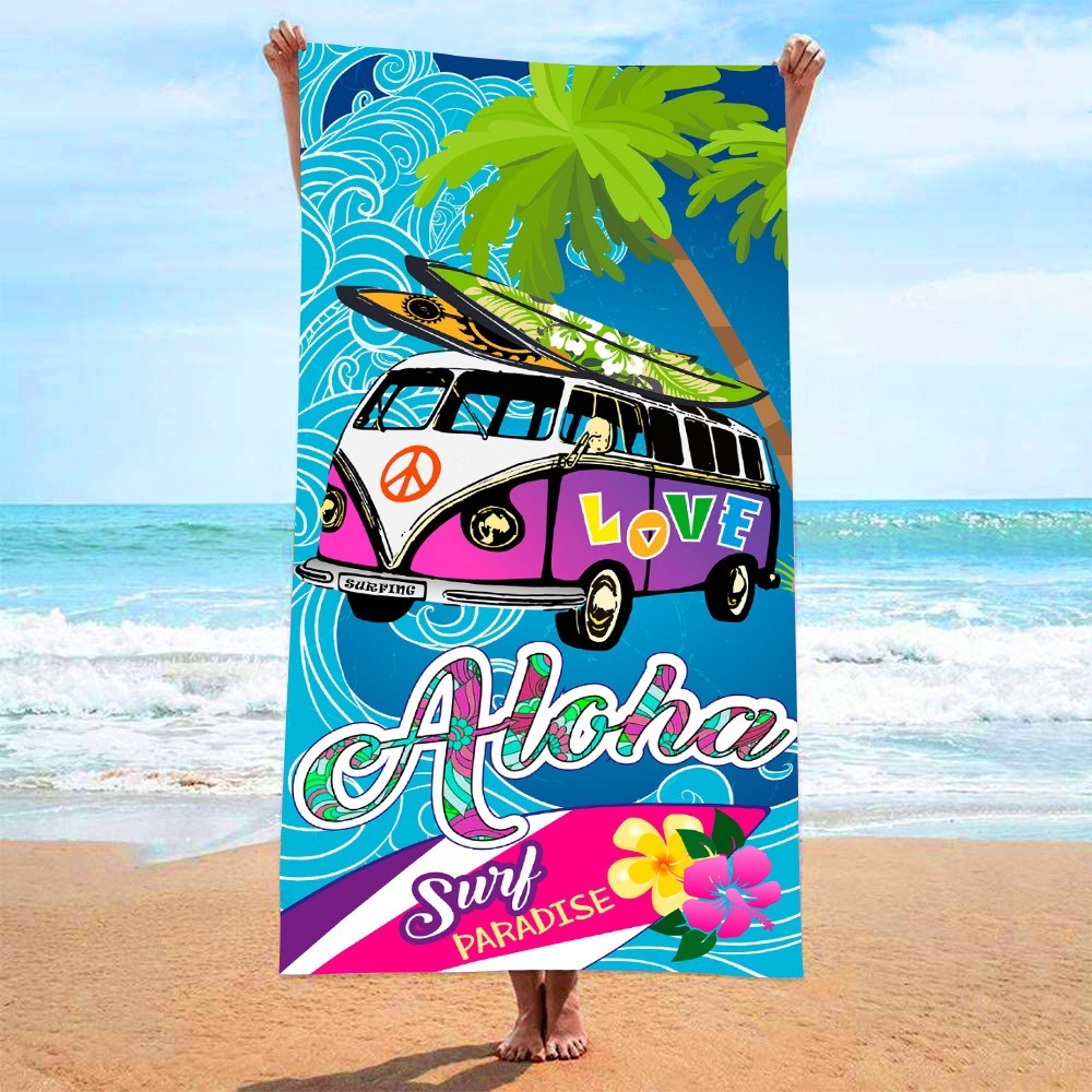 Leopard Print Bath Towel 70x14 - Travel Towel Quick Dry recension och pris