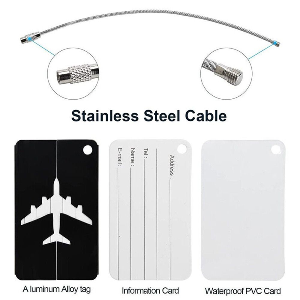 Aluminium Travel Luggage Tags  - Travel Accessories And Gadgets recension och pris