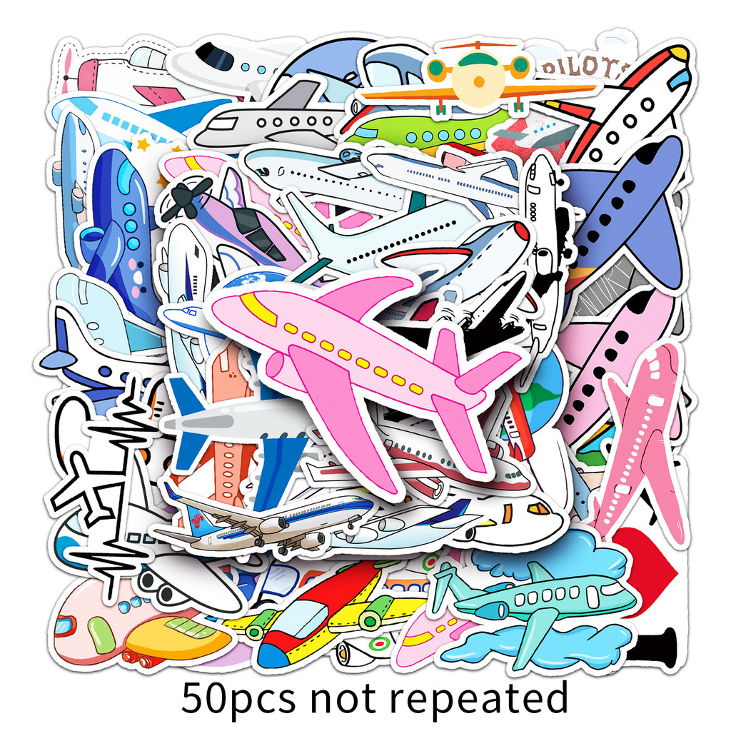 50 Charming Airplane Decals -  - Travel Accessories And Gadgets recension och pris