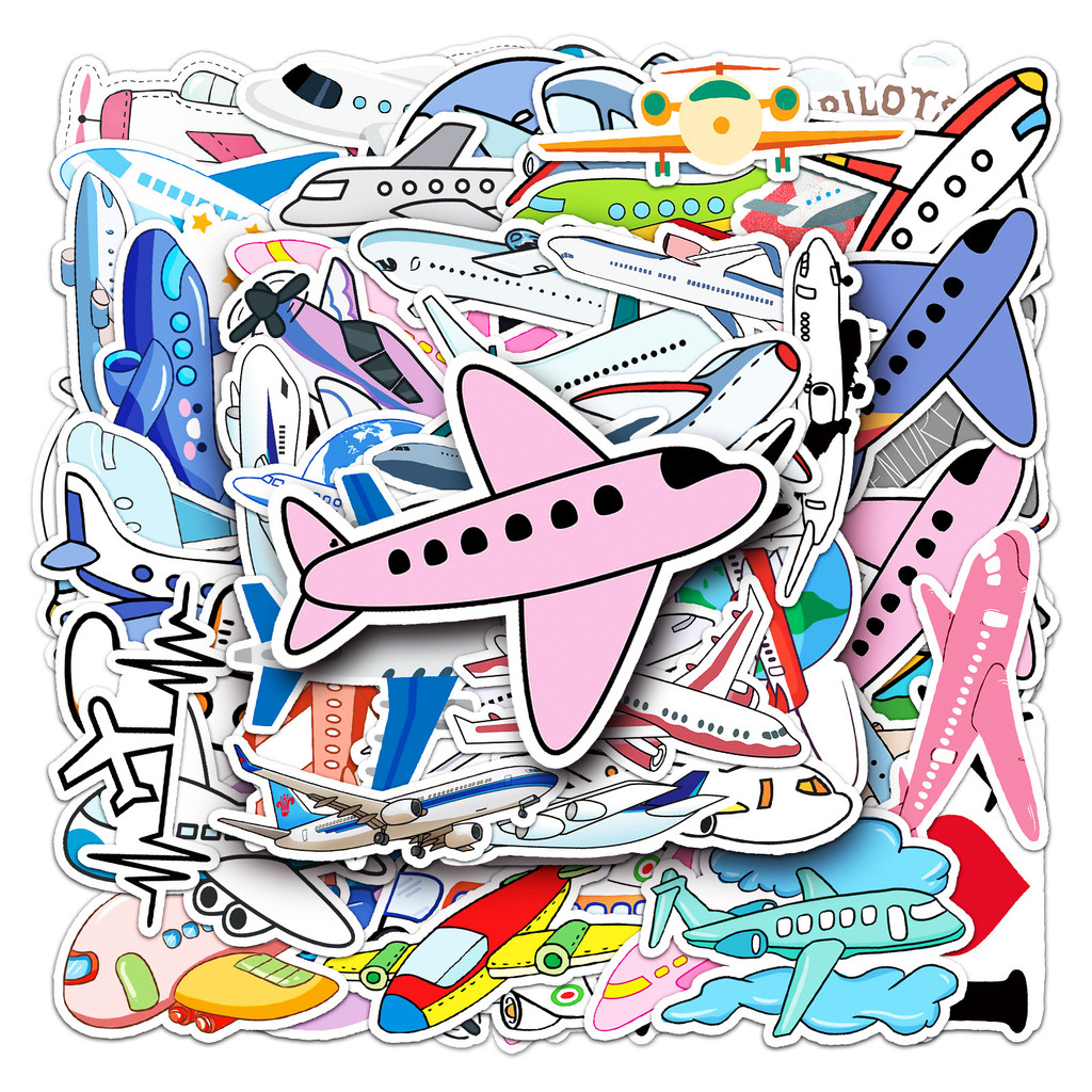 50 Charming Airplane Decals -  - Travel Accessories And Gadgets recension och pris
