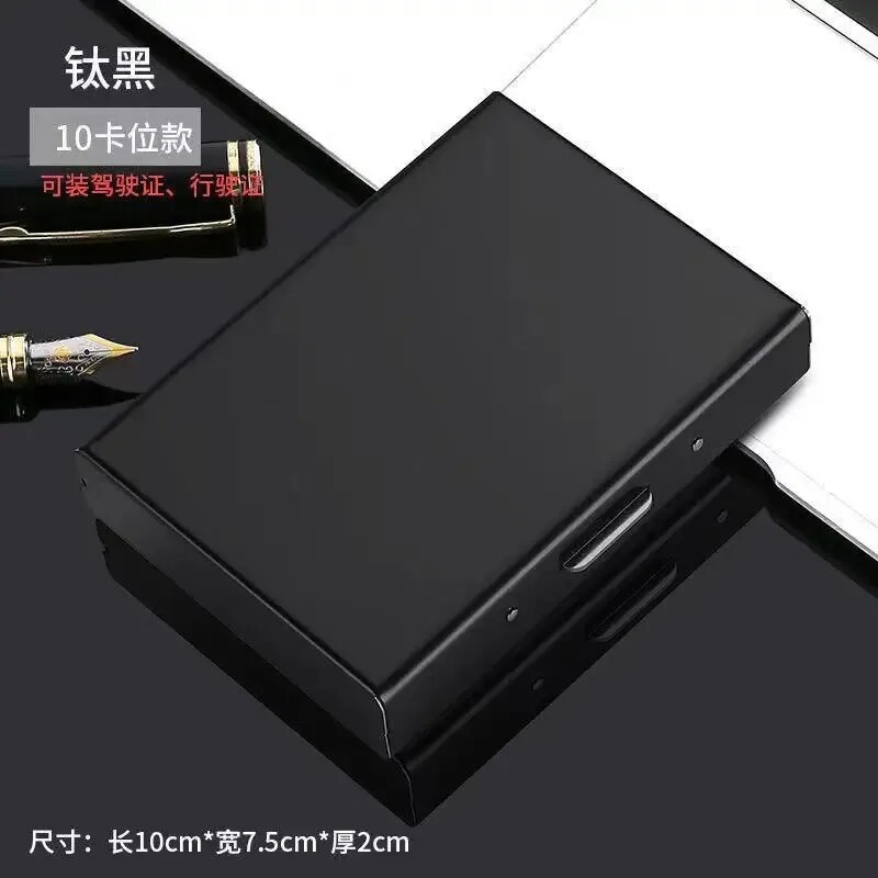 10 Slots Stainless Credit Card - Travel Wallet Slim recension och pris