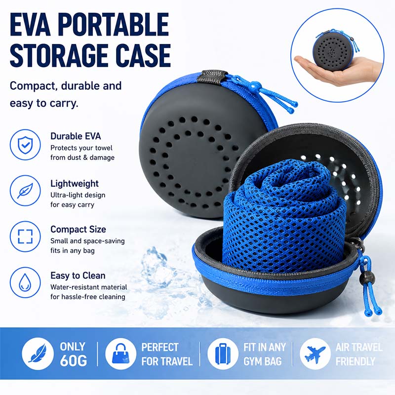 Portable Cooling Sports Towel  - Travel Towel Quick Dry recension och pris