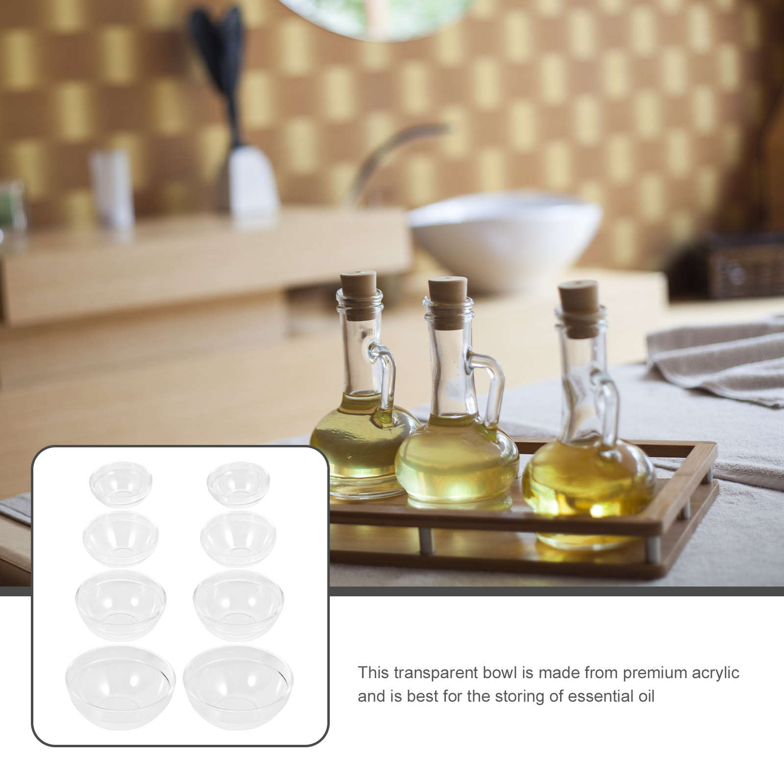 Glass Essential Oil Bottles Pe - Travel Accessories Bottles recension och pris